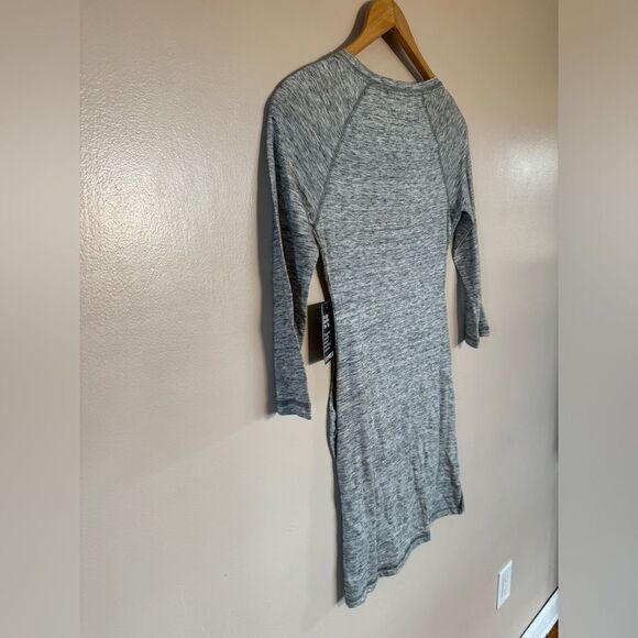 SALE! Gray Express Ruched Side Bodycon Dress Size XS NWT - Picture 4 of 7